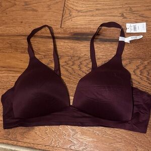 Aerie Seamless Bra 36 B- Burgundy “Sunnie”